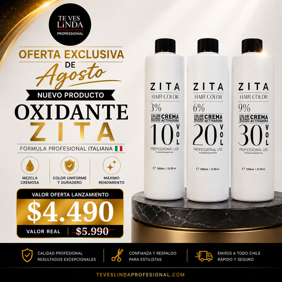 Oxidante Zita 1000ml