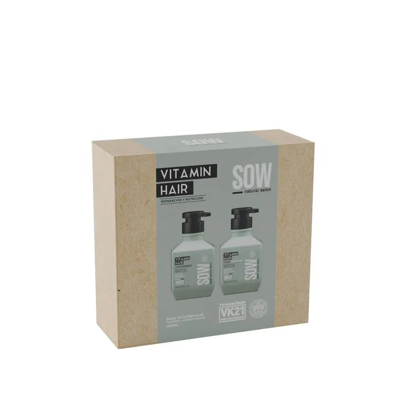 Pack Sow Vitamin Hair Shampoo + Acondicionador 250ml