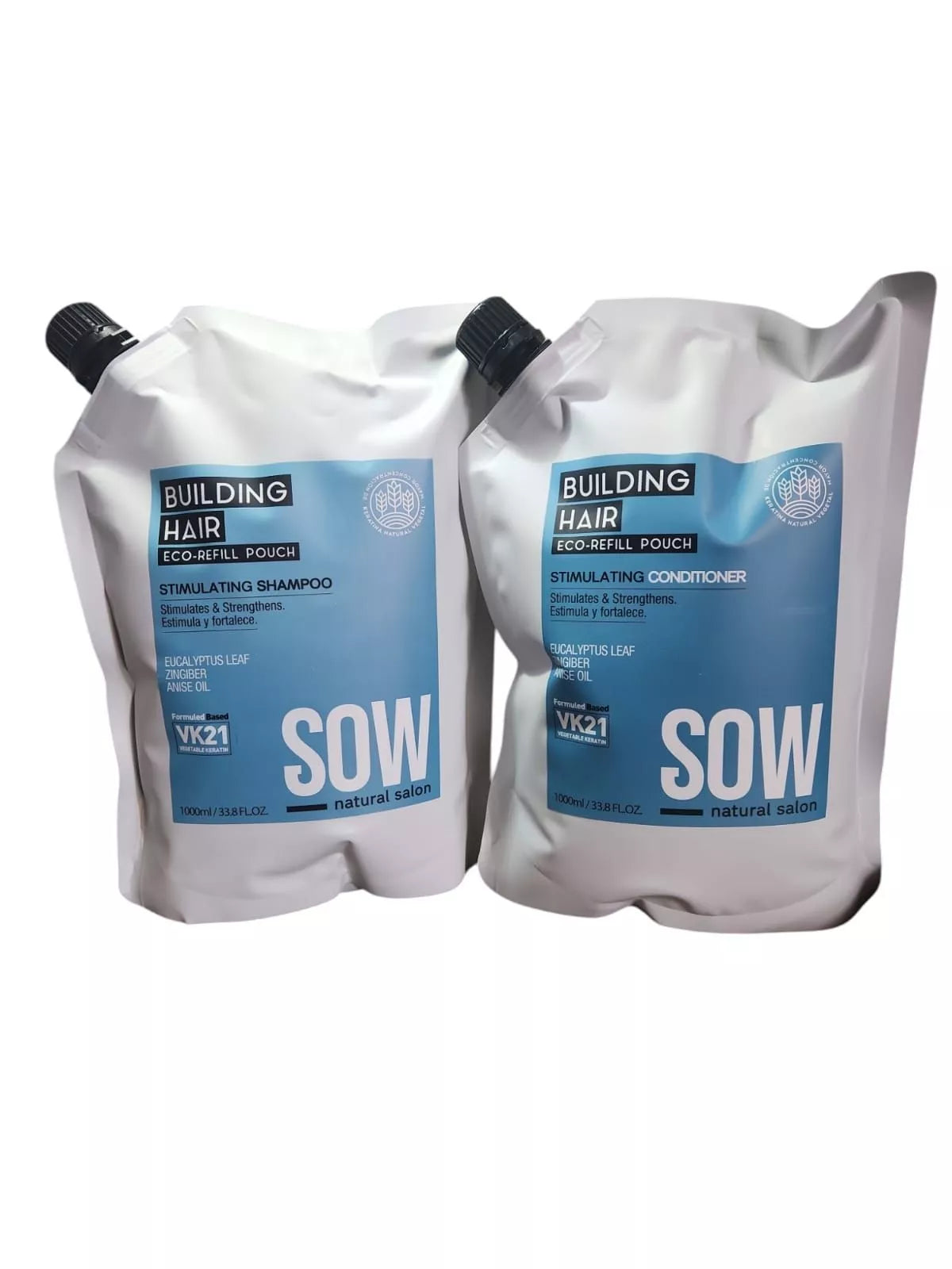 Sow KIT SOW Building Hair shampoo + acondicionador  2000ml