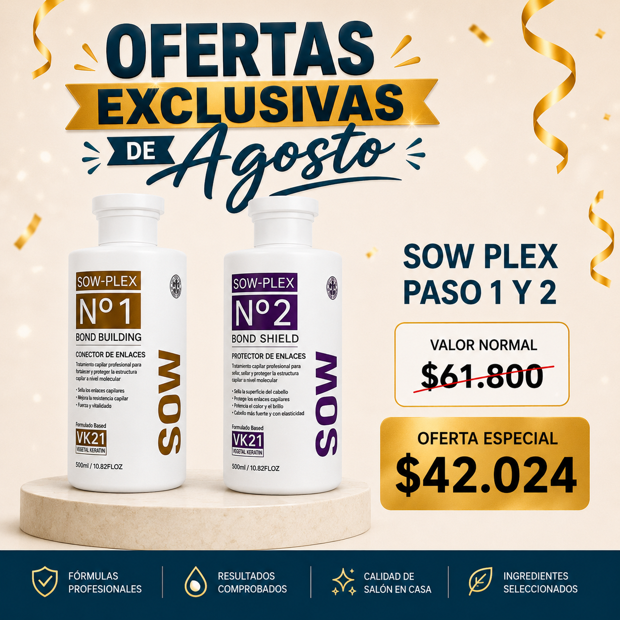 Sow PLex Paso 1 y 2 320ml c/u