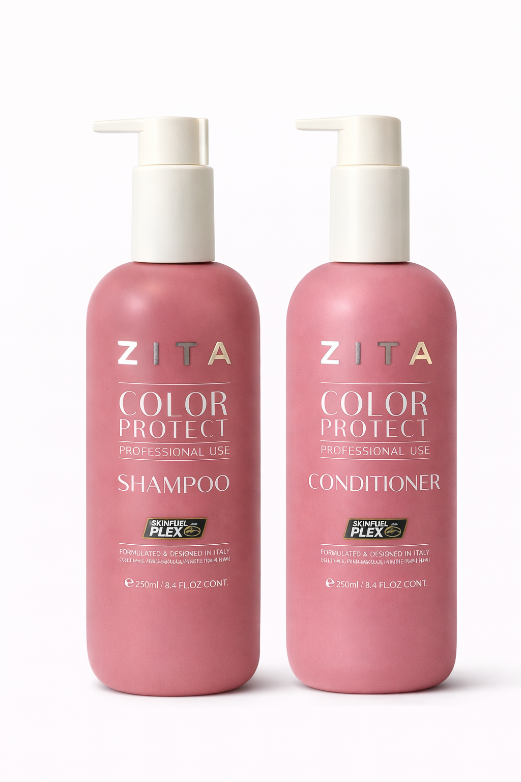 kit shampoo y acondicionador color protect zita 500ml