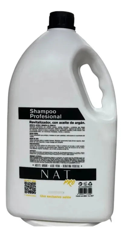 Shampoo Revitalizing Apocalipsis Capilar Nat Pro 5000 Ml incluye dispensador