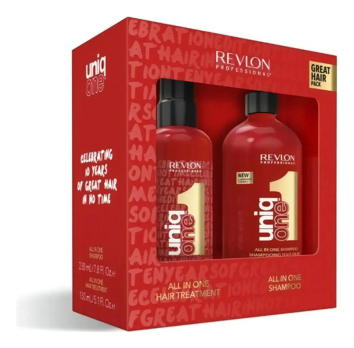 Pack Revlon Uniq One New All In One Shampoo + Acondicionador