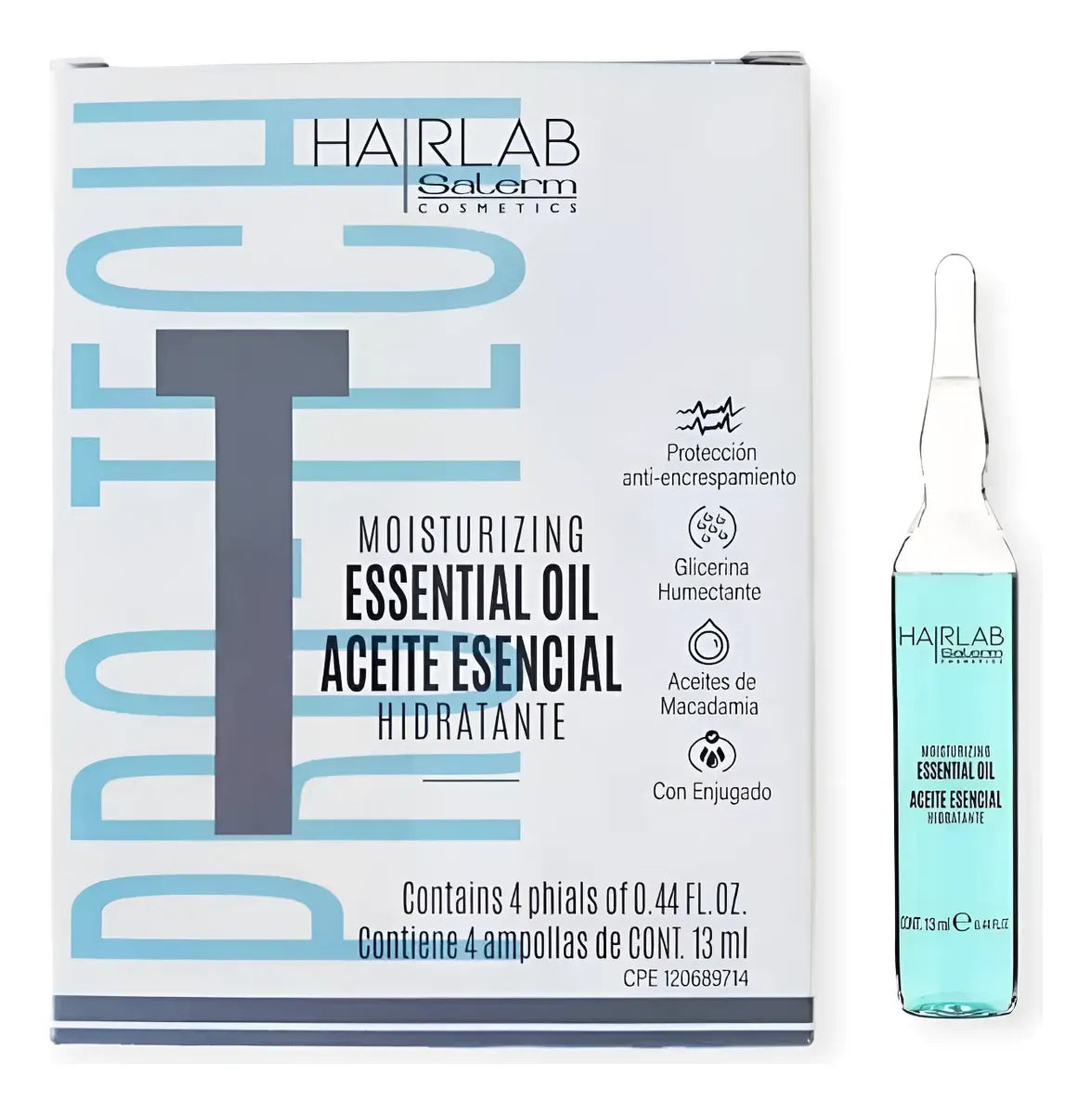 Salerm Ampollas Hydratacion Proteína De Seda Y Glicerina.  4x13 Ml caja