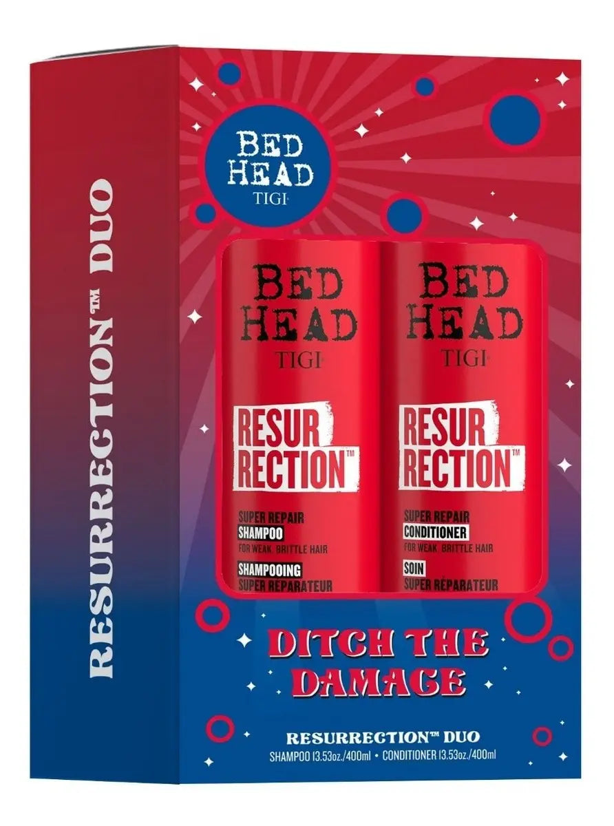 Pack Tigi Resurrection Shampoo Acondicionador 400ml Bedhead