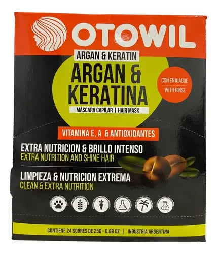 Mascara Argan & Keratina 25grs. - OTOWIL