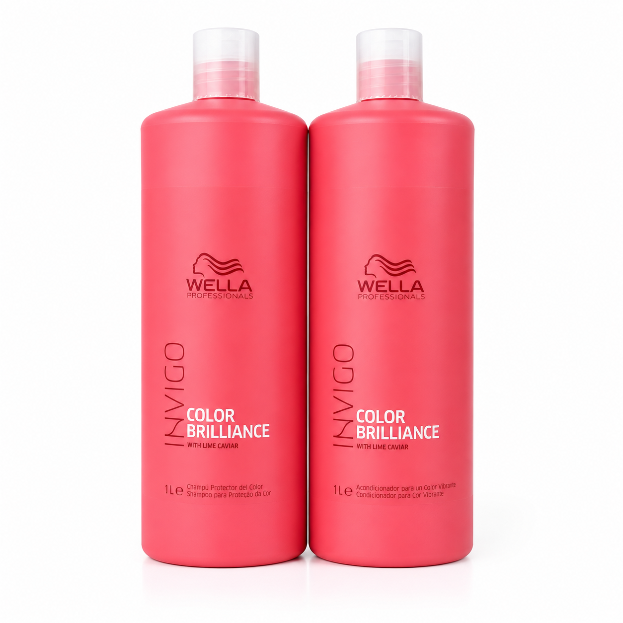 Kit de Shampoo 1L y Acondicionador 1L Invigo Color Brilliance Wella