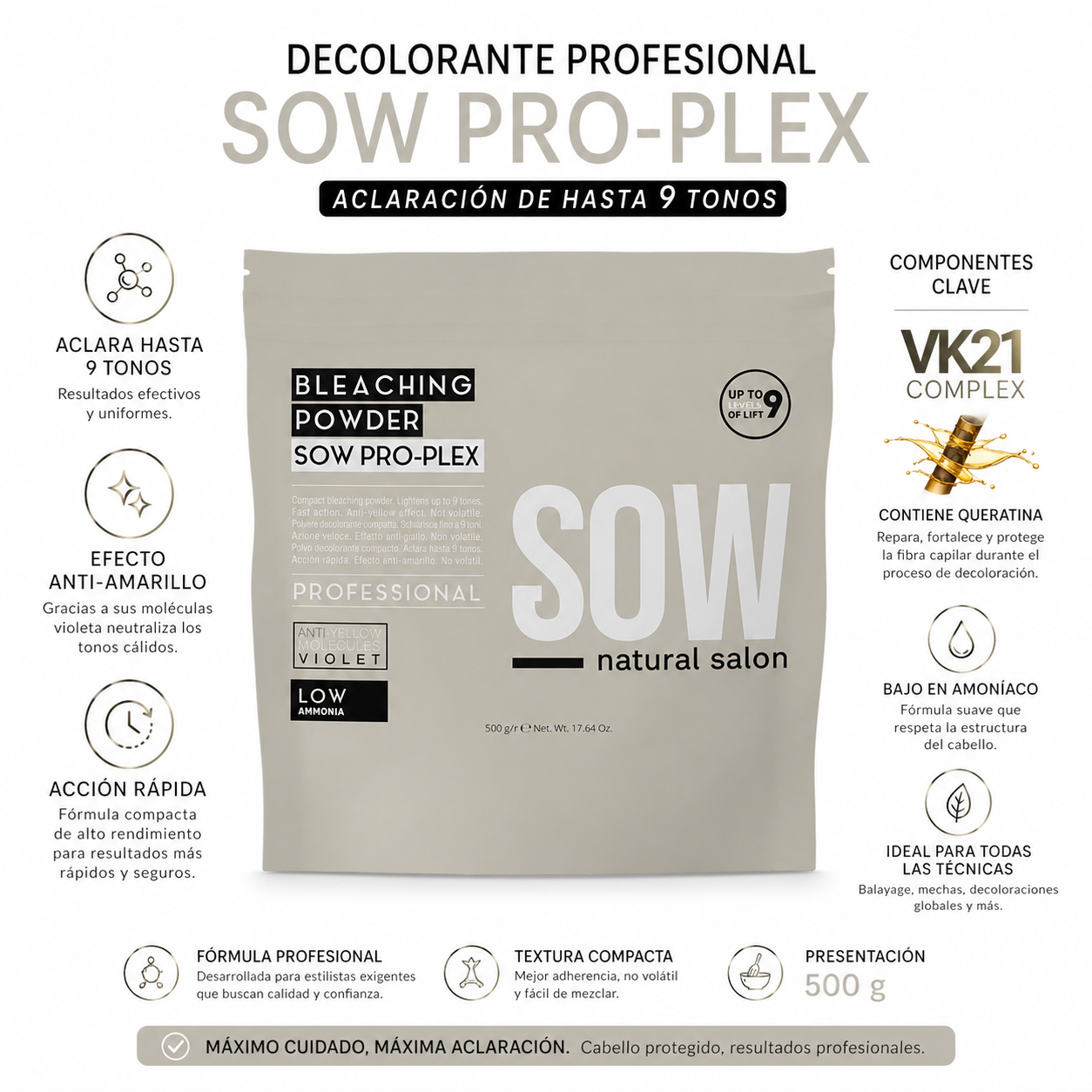 Sow Decolorantes 500g Oferta