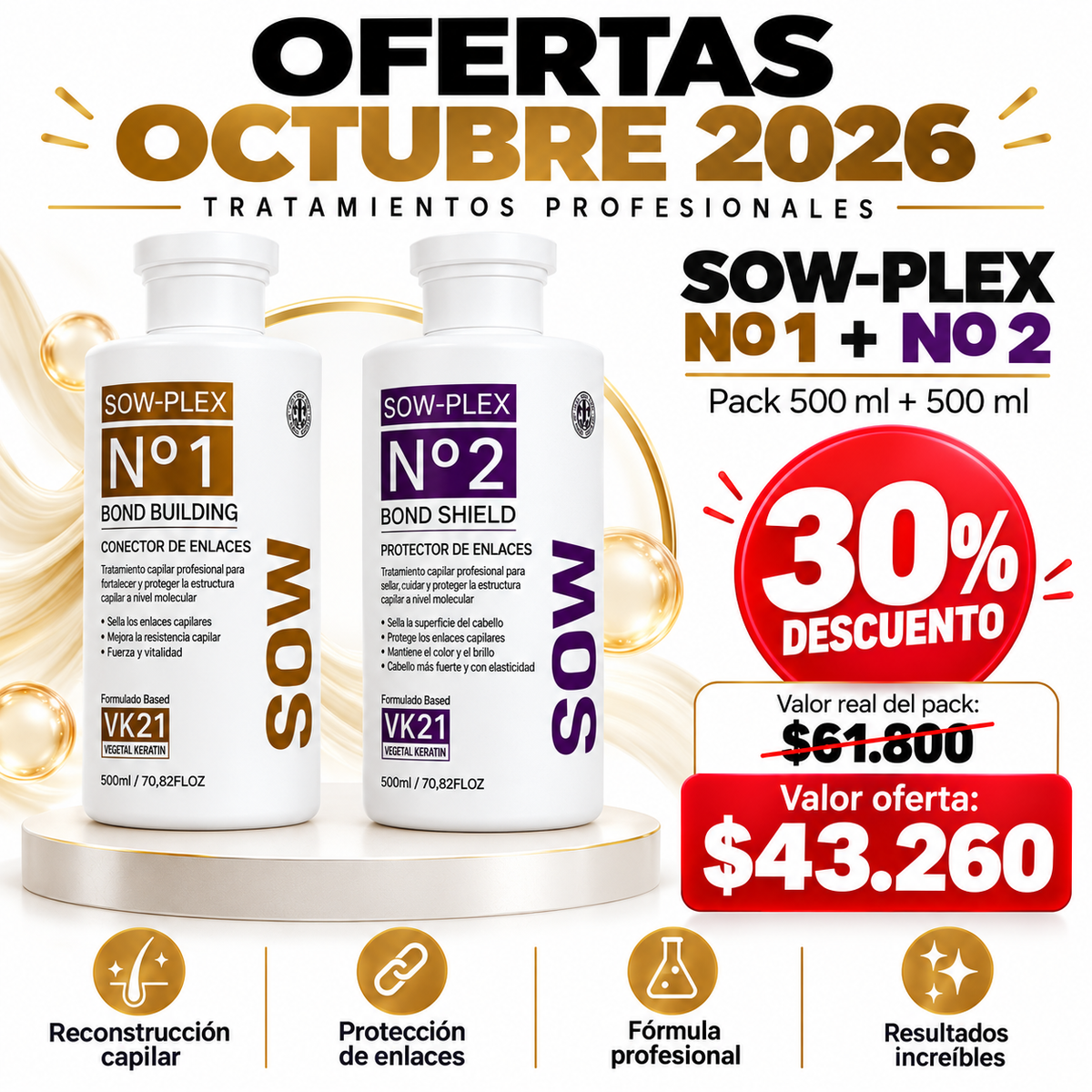 Sow PLex Paso 1 y 2 320ml c/u