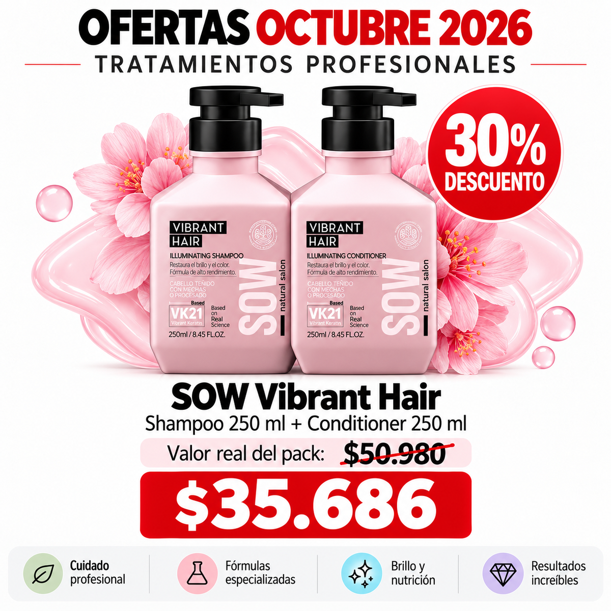PACK SOW 250ML SHAMPO MAS ACONDICIONADOR