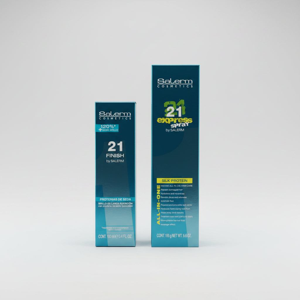kit proteccion termica Salerm 21 Finish+Salerm 21 Express Spray