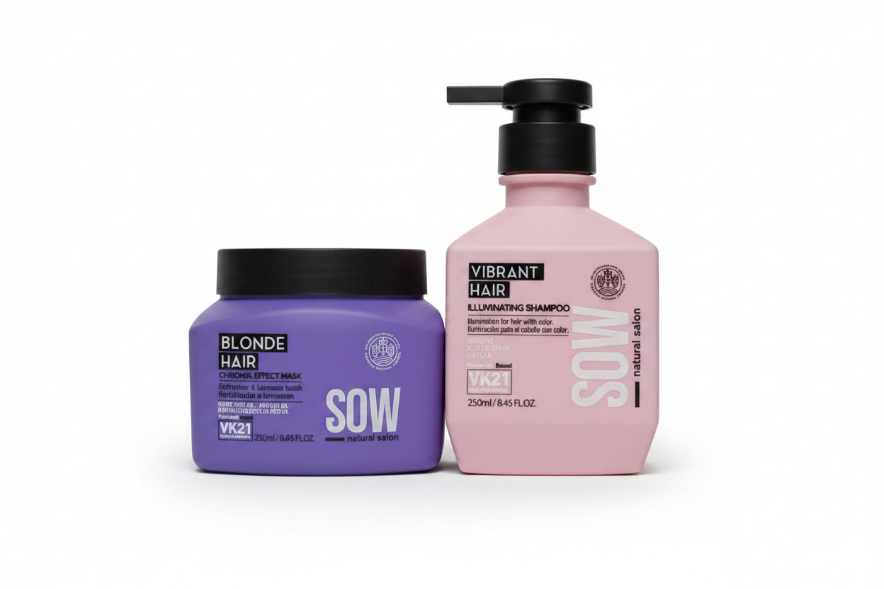 Sow Pack Shampoo Vibrant hair 250 ml  + Mascara Blonde Hair 250 ml