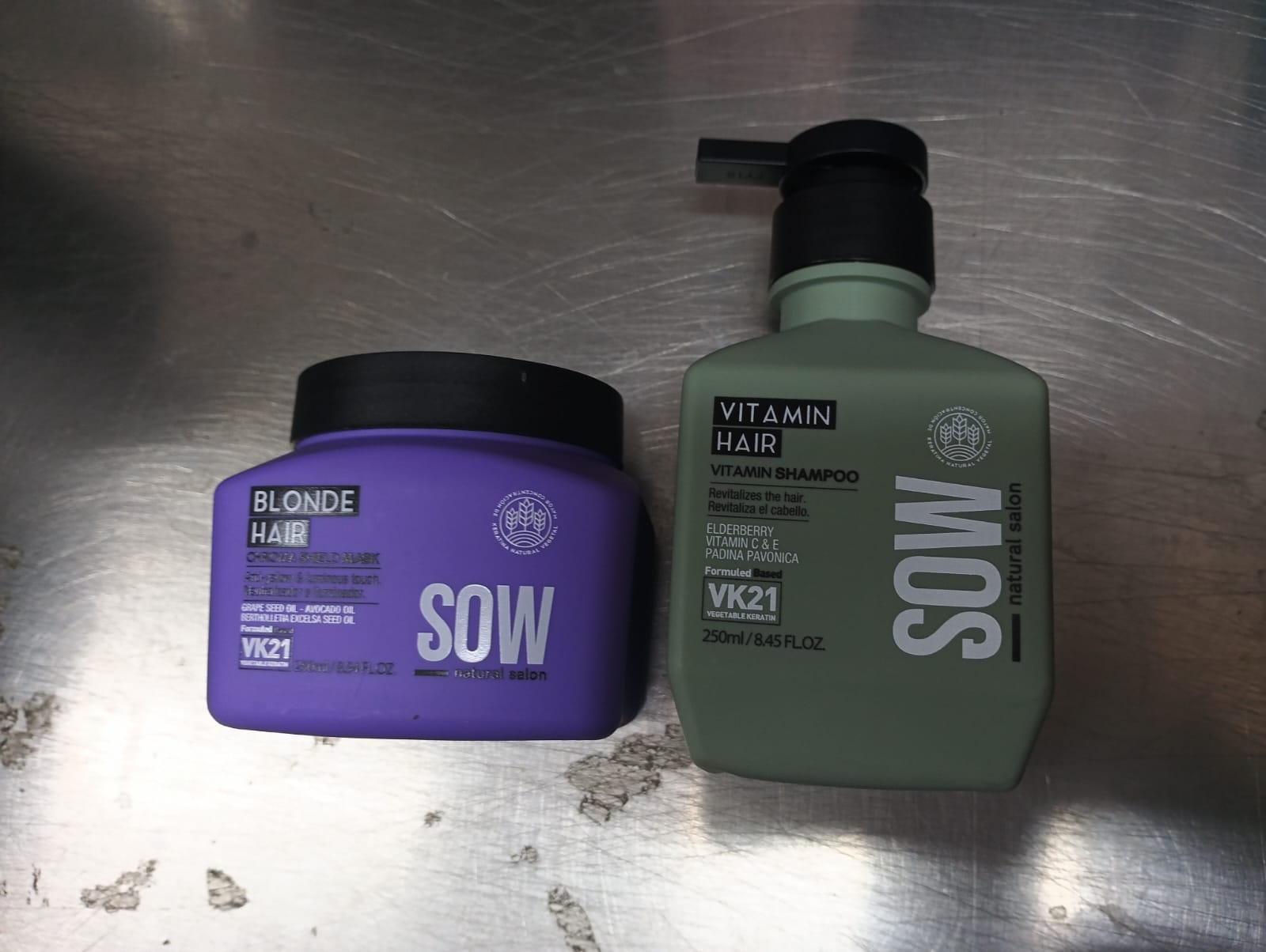 Sow Pack Shampoo Vitamin Shampoo 250 ml  + Mascara Blonde Hair 250 ml