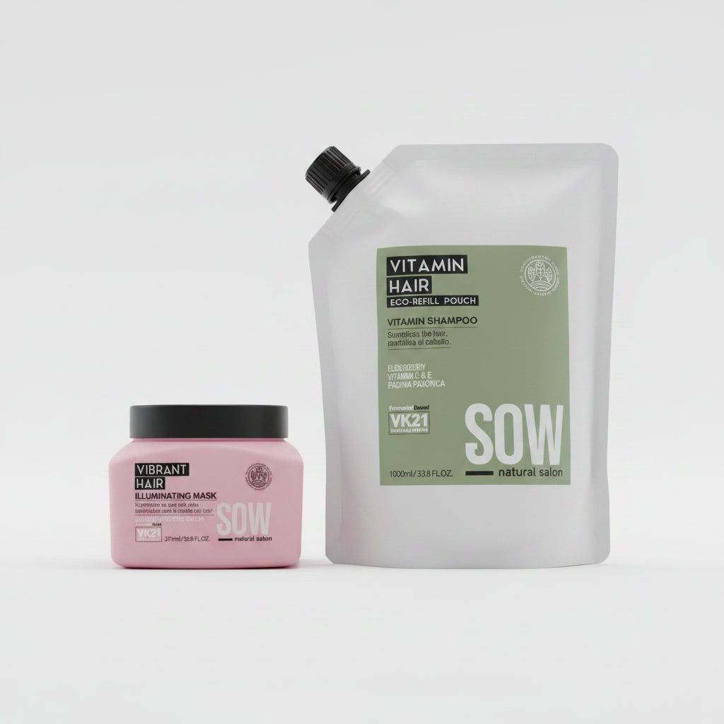 Pack Sow Recarga Shampoo Vitamin Hair + Mascara Vibrant Hair 250 ml