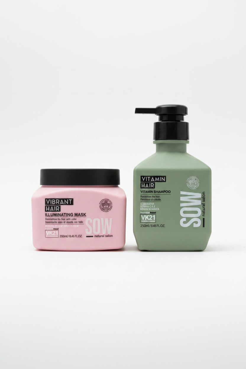 Pack Sow Vitamin Hair Shampoo 250 ml + Mascara Vibrant Hair 250 ml
