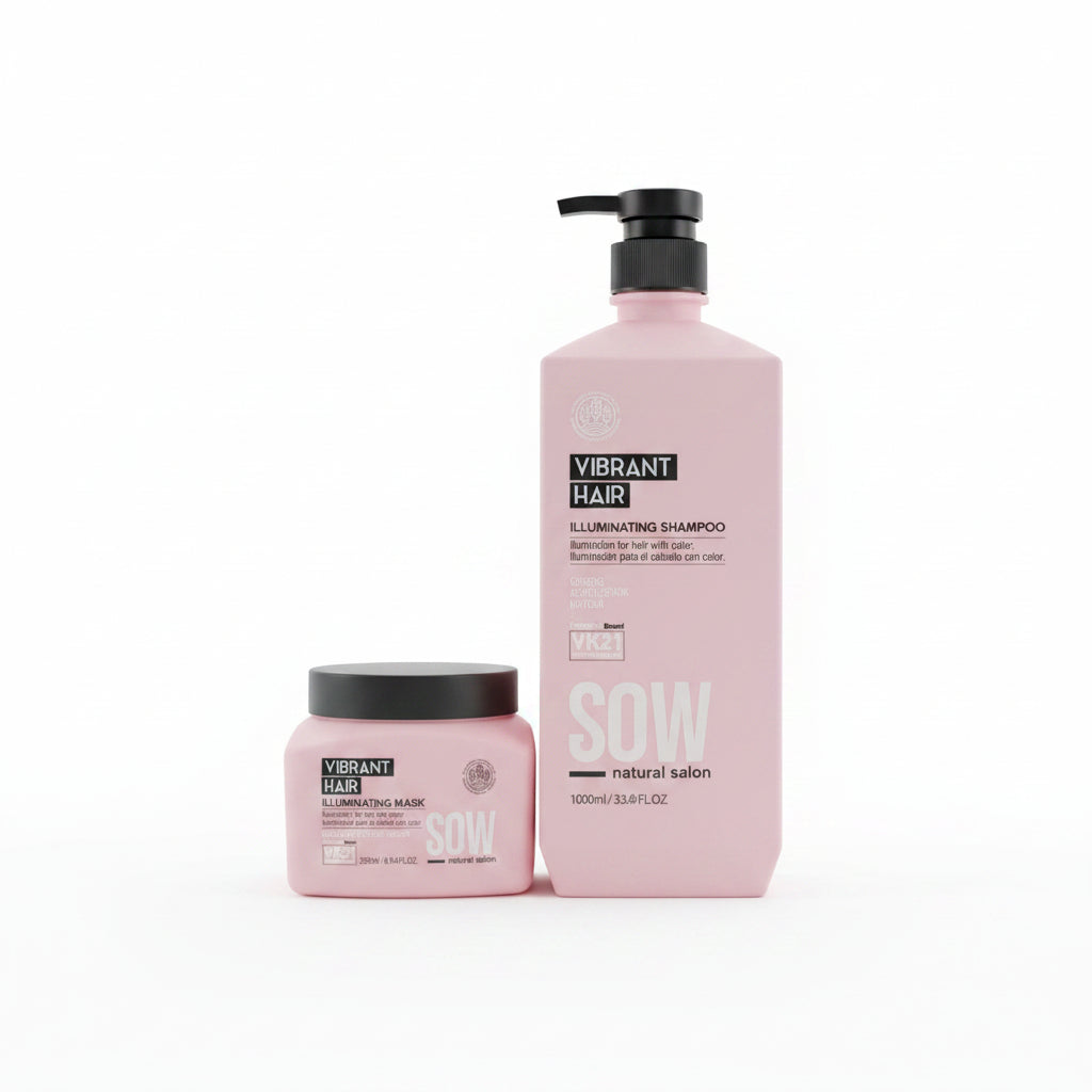 Pack Sow  Shampoo Vibrant Hair 1000 ml + Mascara Vibrant Hair 250 ml