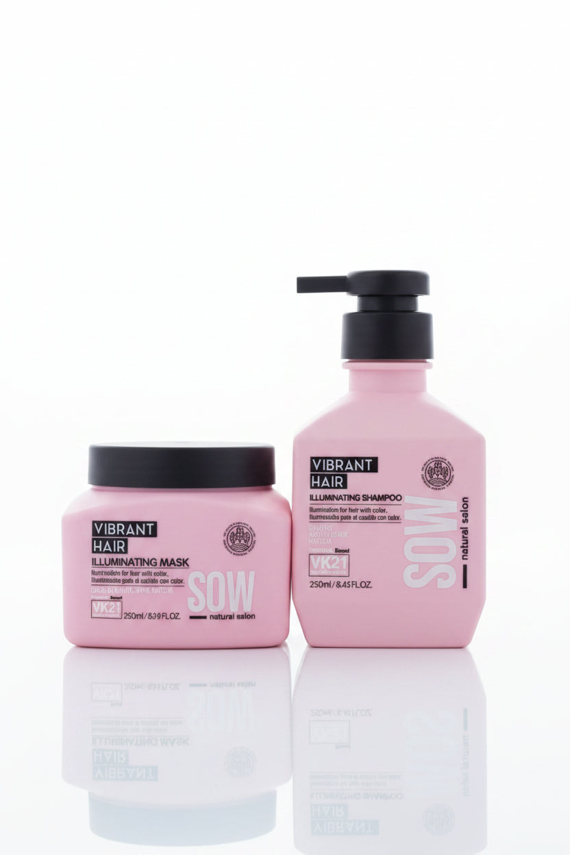 Sow Pack Shampoo Vibrant Hair 250 ml +  Mascara Vibrant Hair 250 ml