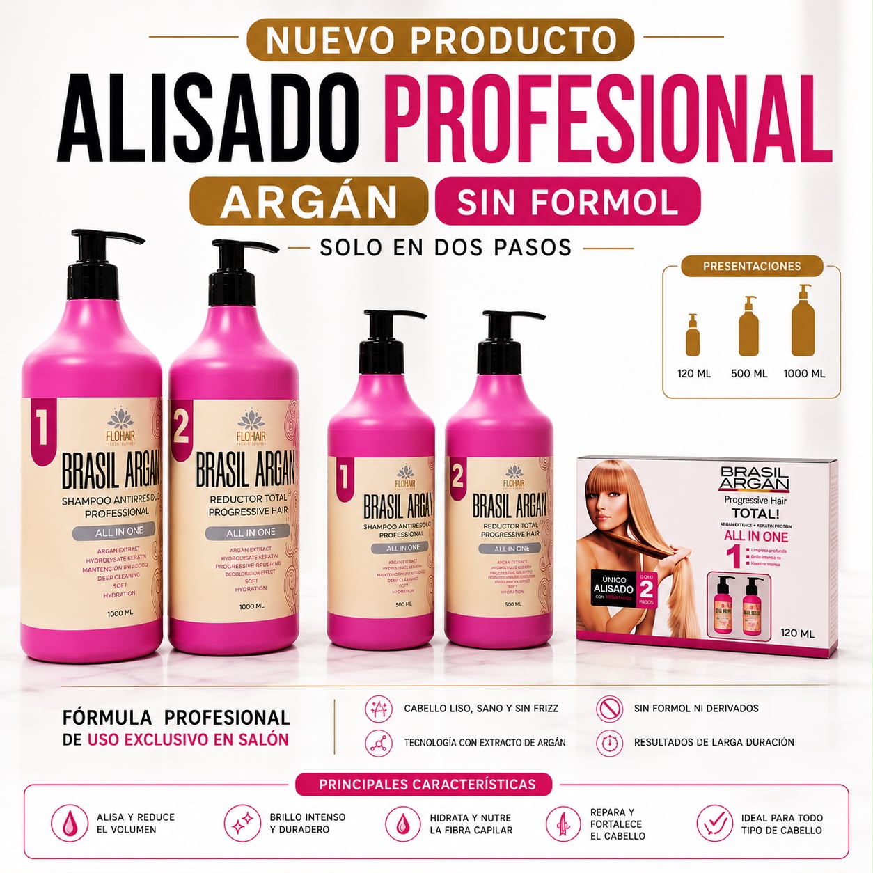 Alisado Brasil Argan Profesional