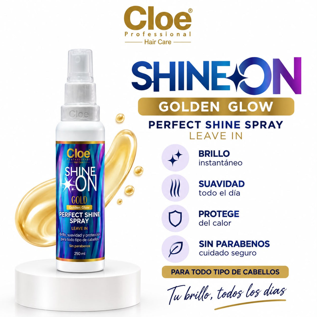 Leave- in Shine On Golden Glow - CLOE