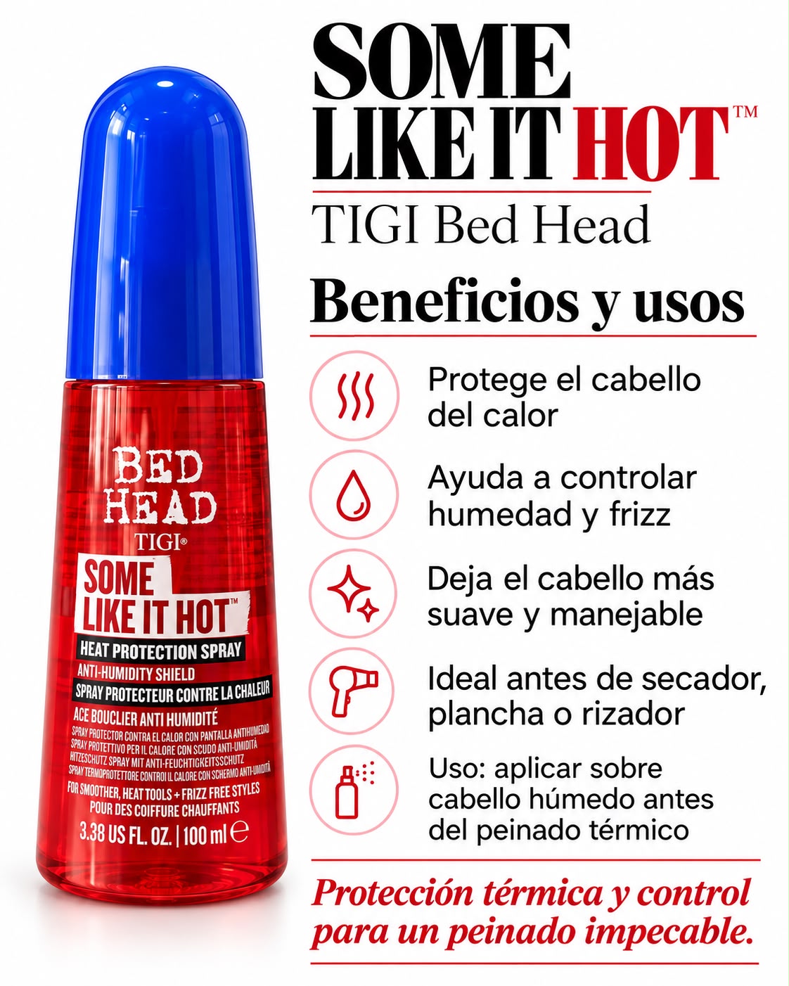 Some Like It Hot 100ml. - TIGI Termoprotector