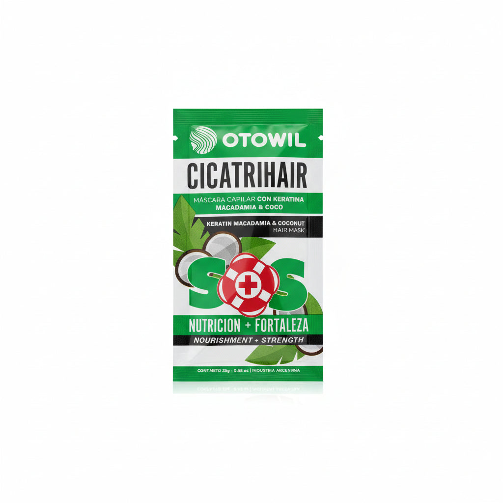 Mascara Cicatrihair Macadamia y Coco 25grs. - OTOWIL
