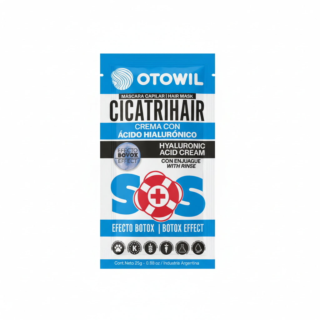 Mascara Cicatrihair Acido Hialuronico 25grs. - OTOWIL