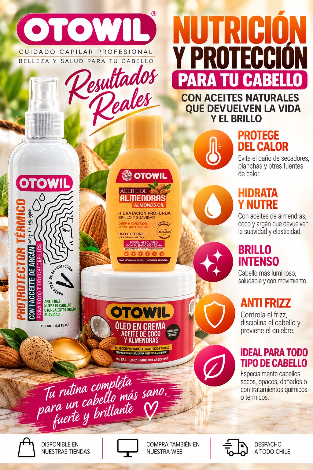 Pack Nutrición y Protección. - OTOWIL 3 Productos.