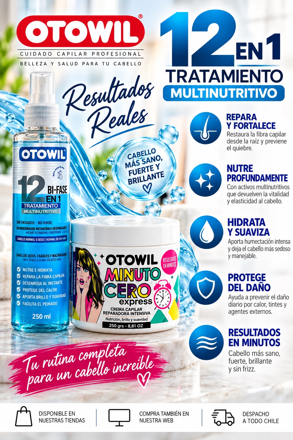 Pack 12 en 1 Tratamiento Multinutritivo. - OTOWIL 2 Productos.