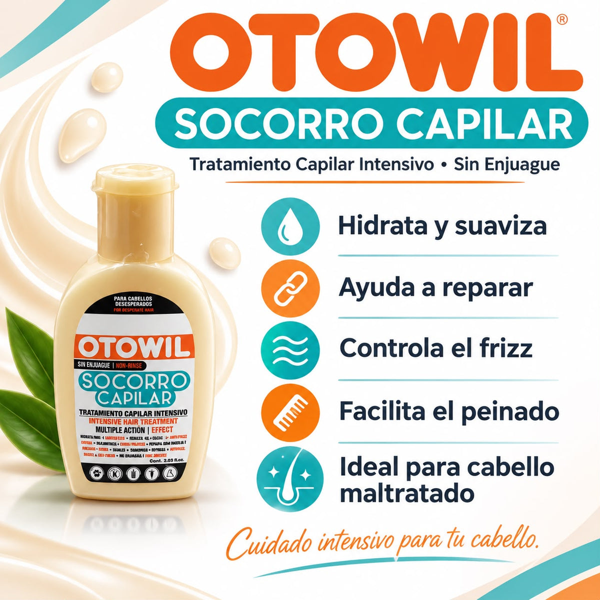 Socorro Capilar 60ml. - OTOWIL