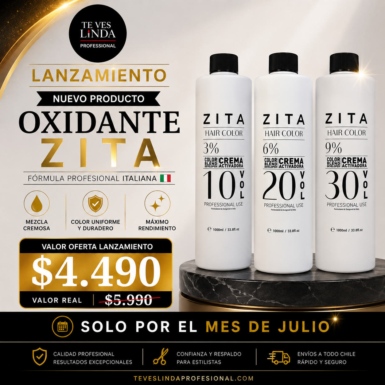 Oxidante Zita 1000ml