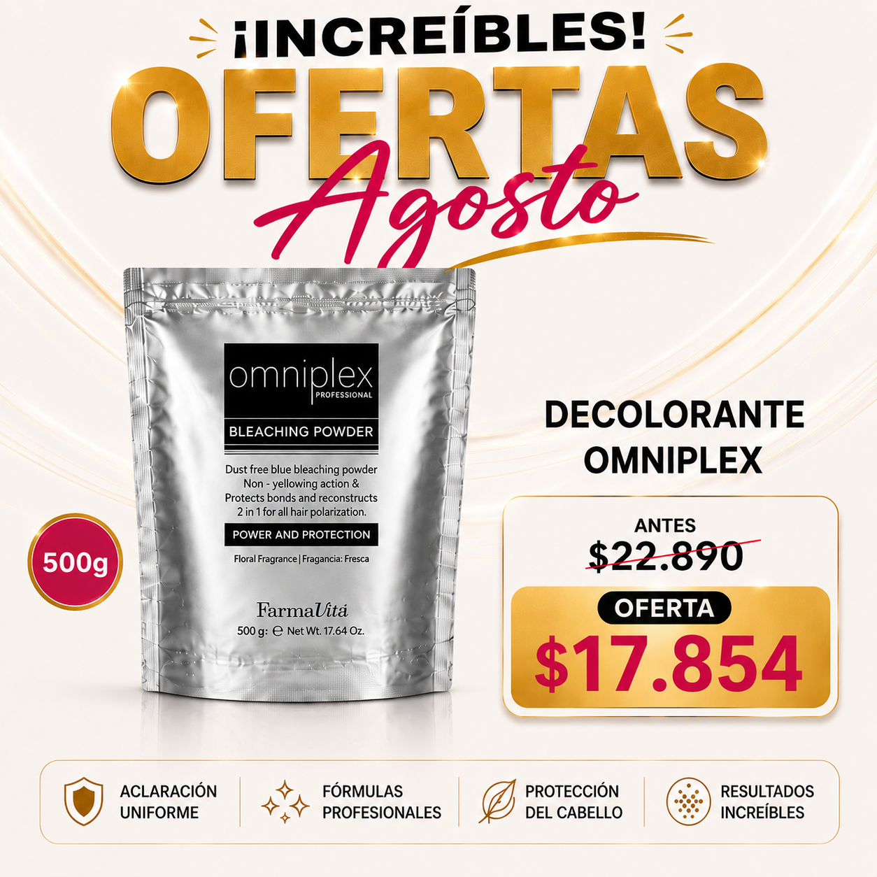 Decolorante omniplex 500g oferta