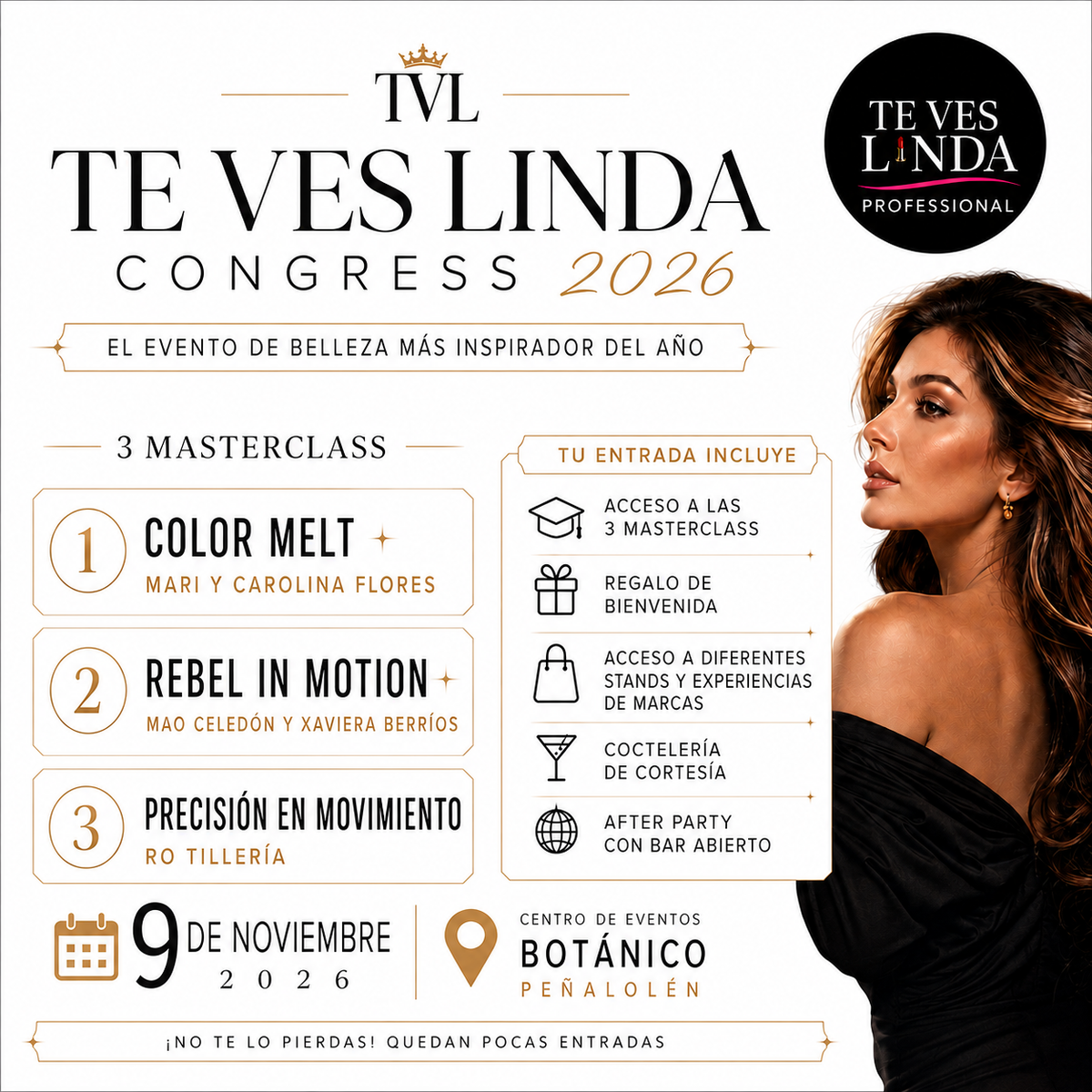 TE VES LINDA CONGRESS 2026 CALAVERA TICKET