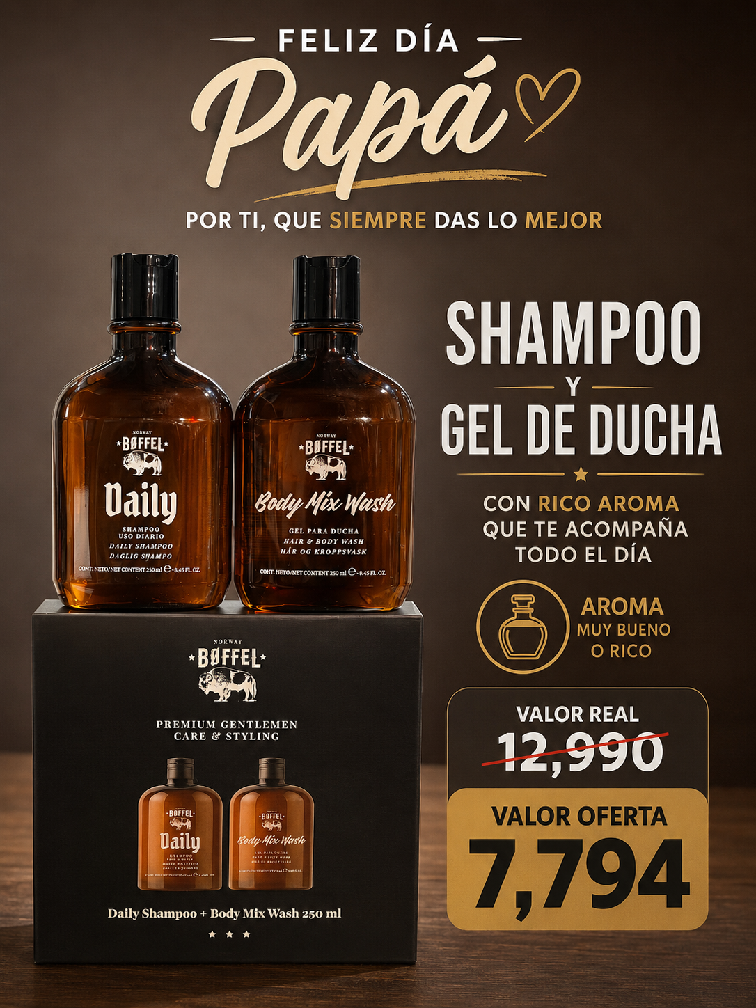 Boffel Shampo + Gel de Ducha Boffel