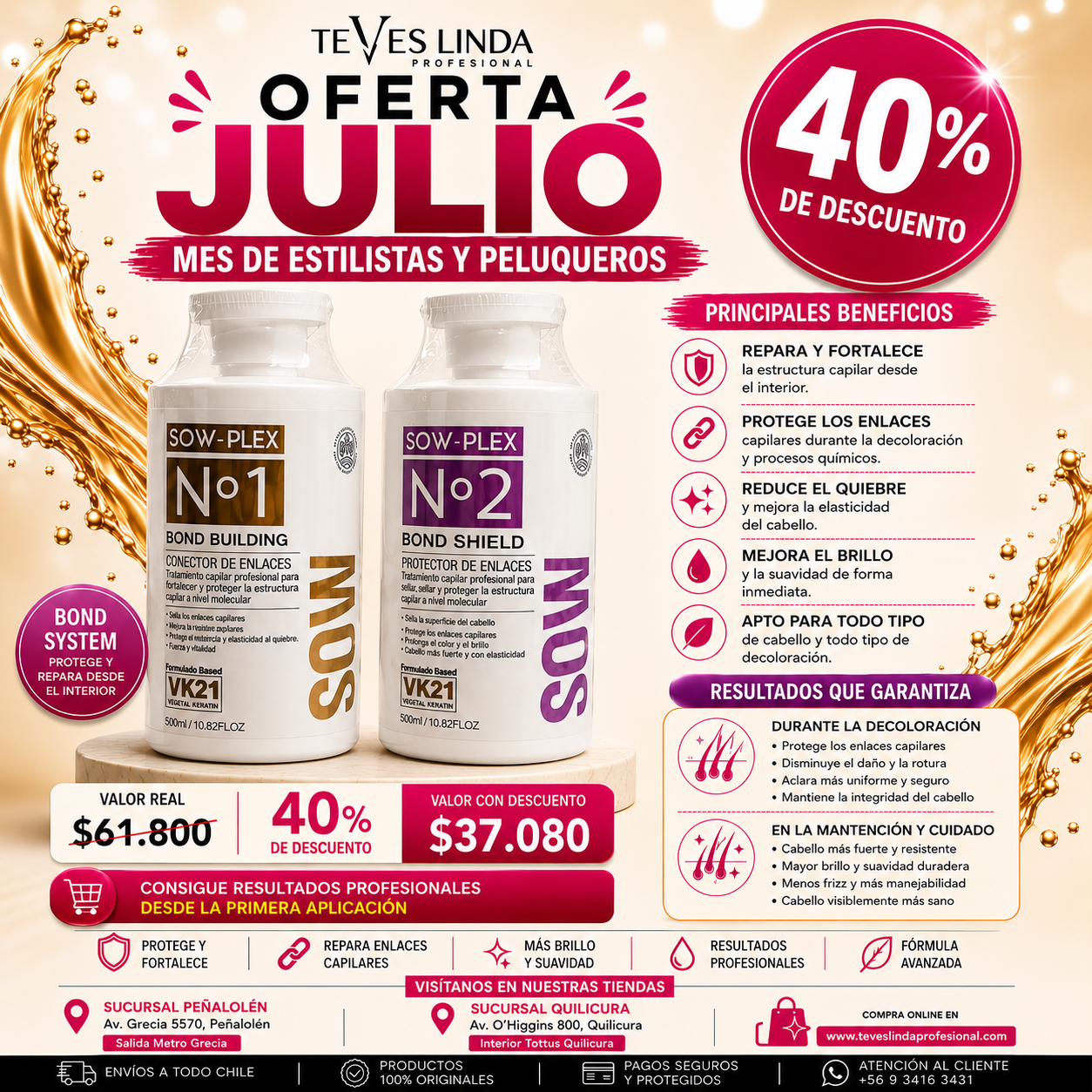 Sow PLex Paso 1 y 2 320ml c/u