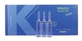 Salerm Ampolla Keratin shot Keramix Caja 12 unidades 13 ml
