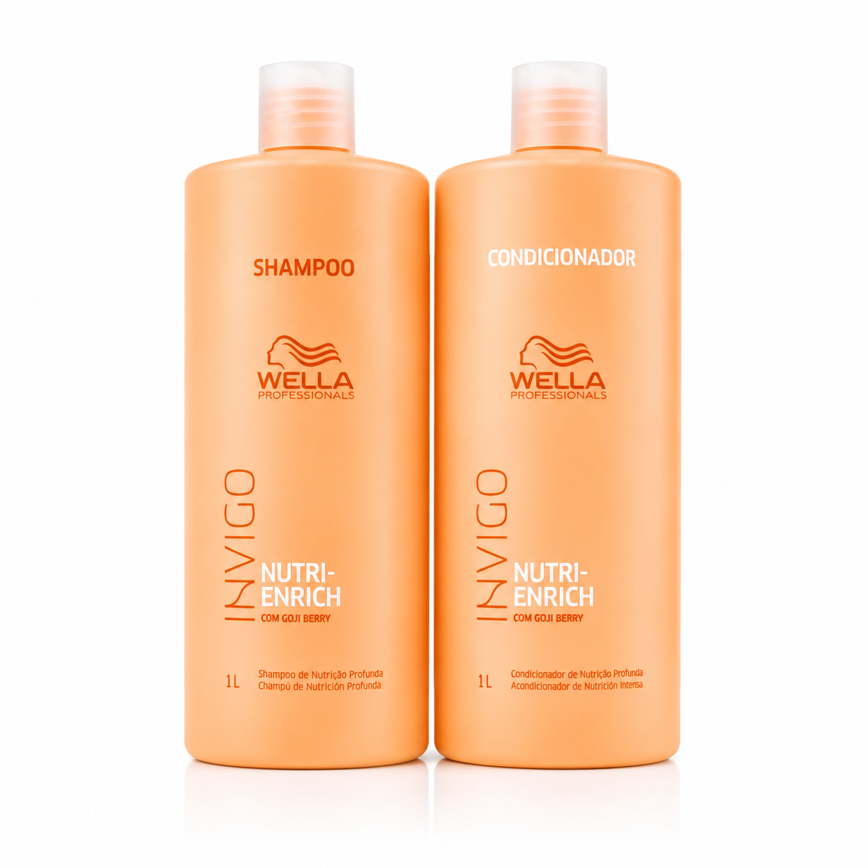 Kit Invigo Nutri-enrich Wella Shampoo + Acondicionador 1L