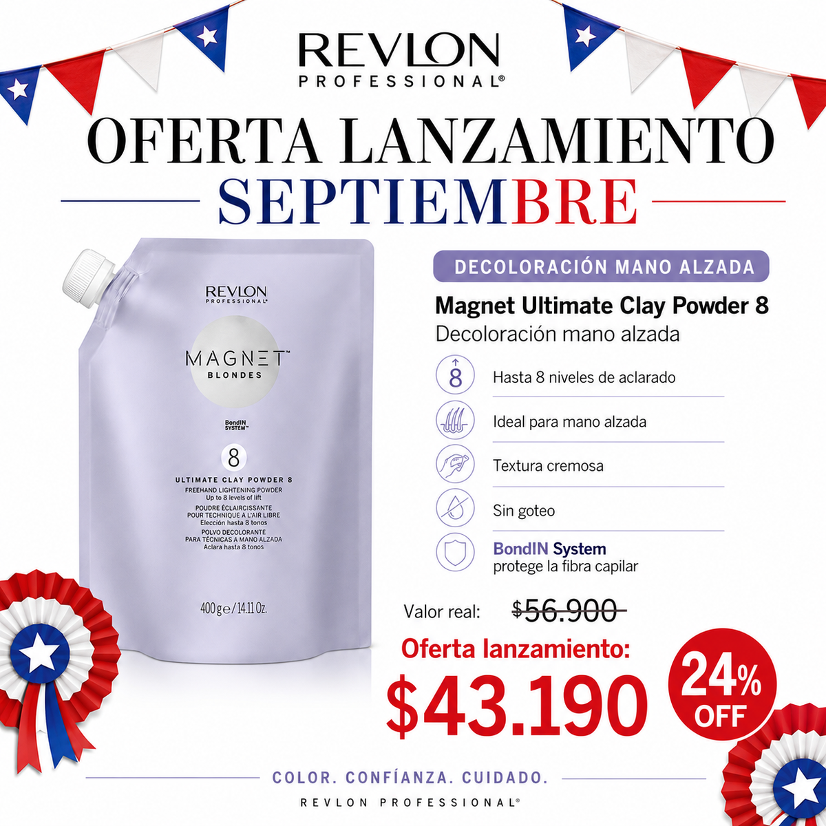 Decolorante Revlon ULTIMATE CLAY POWDER 8