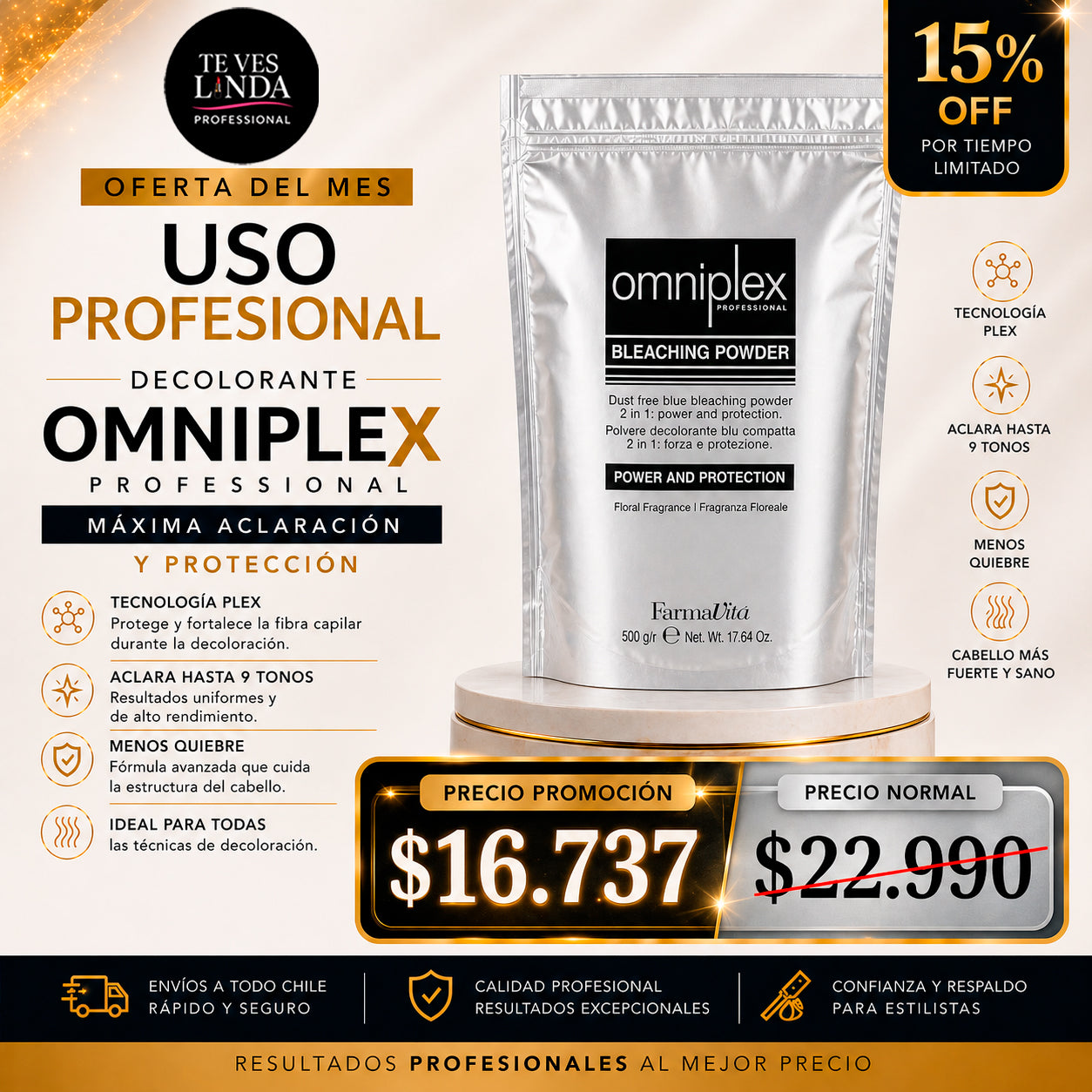Promocion Decolorante Omniplex Professional – 500g