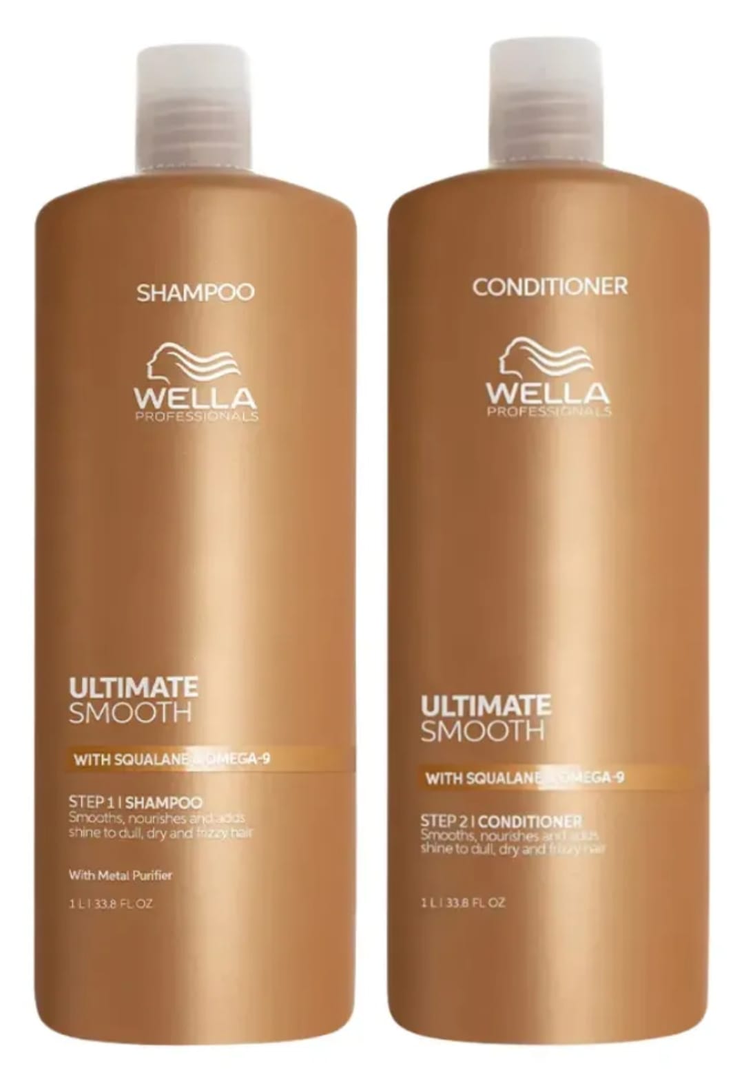 Kit Shampoo y acondicionador - Smooth 1L Wella
