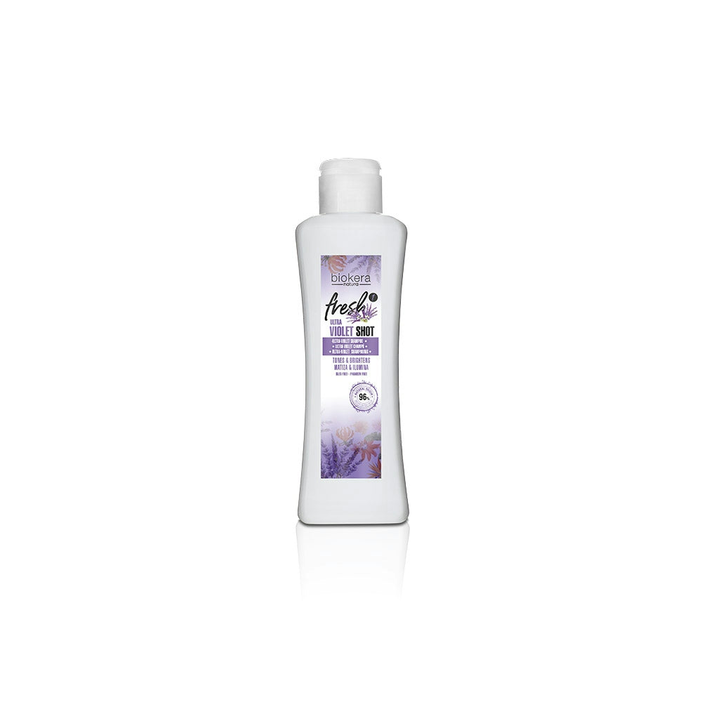 Shampoo ultra Violet shot Biokera Salerm 300ml.